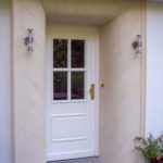 Haustür Holztür Tür aus Holz Haustüren Holz Eingangstür Holz Massive Holztüren Massivholztür Sprossen Haustür Weiß